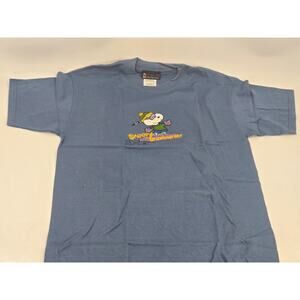 VINTAGE Peanuts Collection Snoopy Snowboarder T-Shirt Men's Large